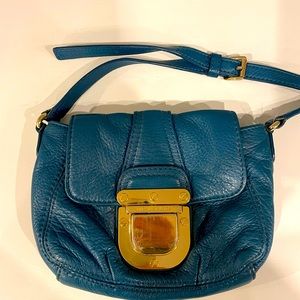 Michael Kors Bag Black Pebbled Leather Charlton Crossbody Buckle Bag